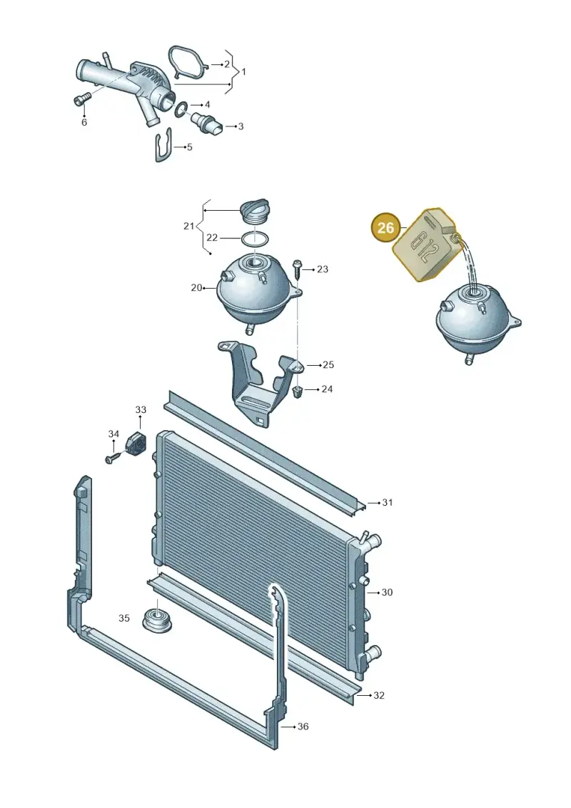 G012A8GM8 — Skoda Fabia Scout (2010-2014) diagram 672121850, position 26