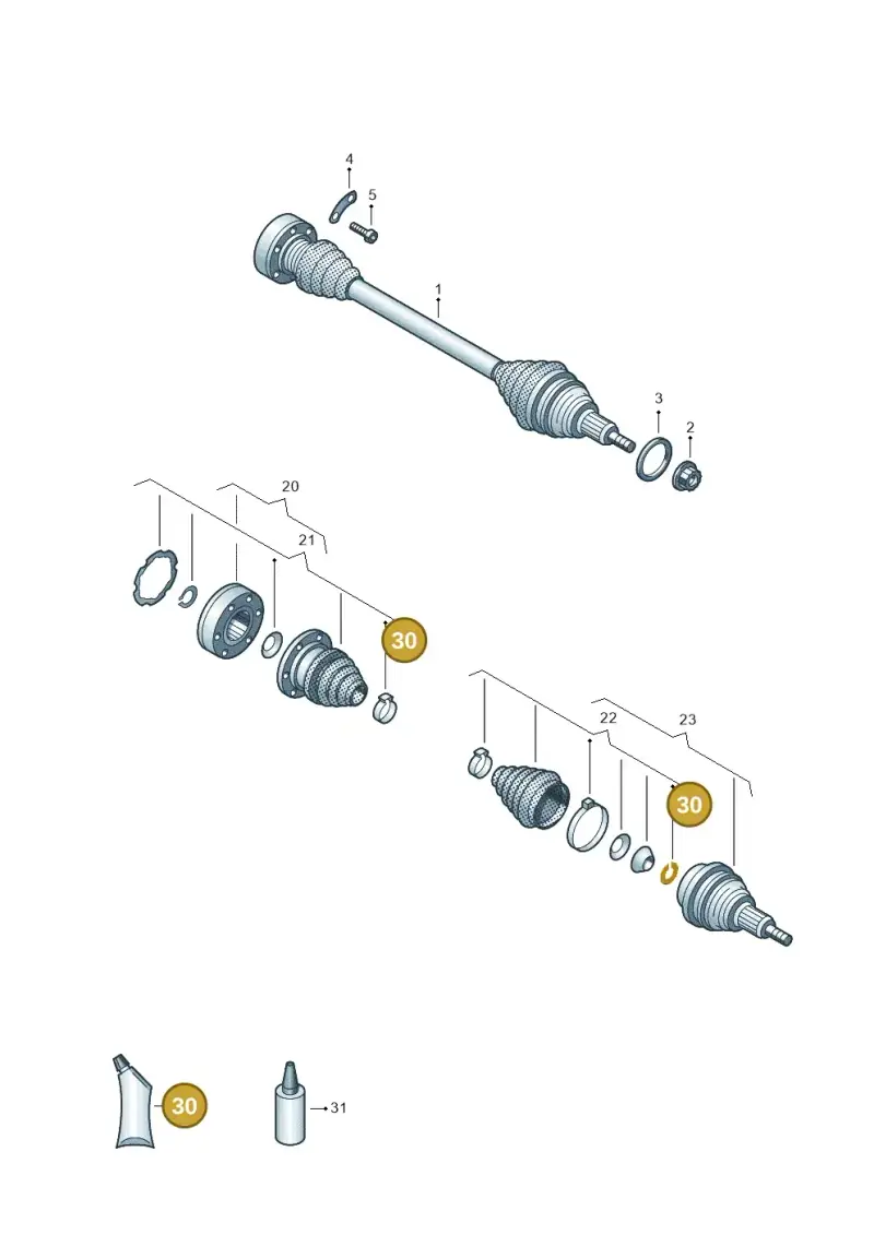 G052133A3 — Skoda Fabia (2021-) diagram 837407028, position 30