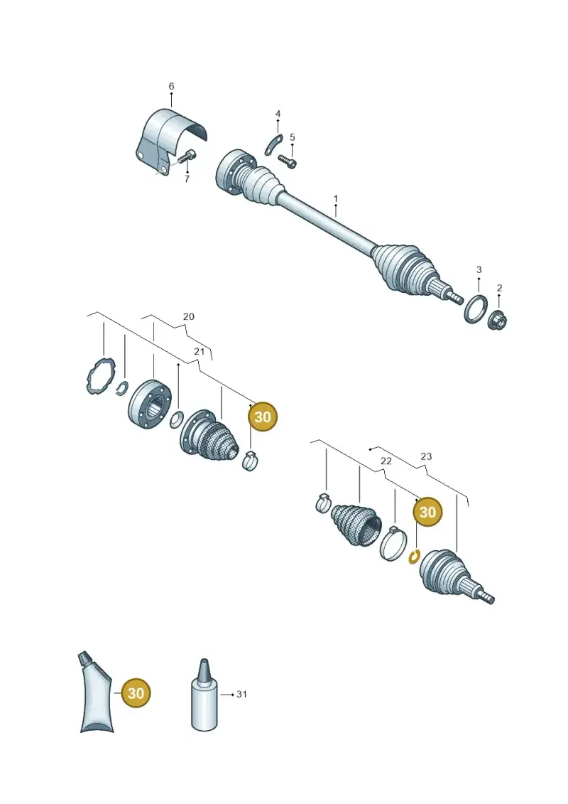 G052133A3 — Skoda Kamiq (2019-) diagram 837407320, position 30
