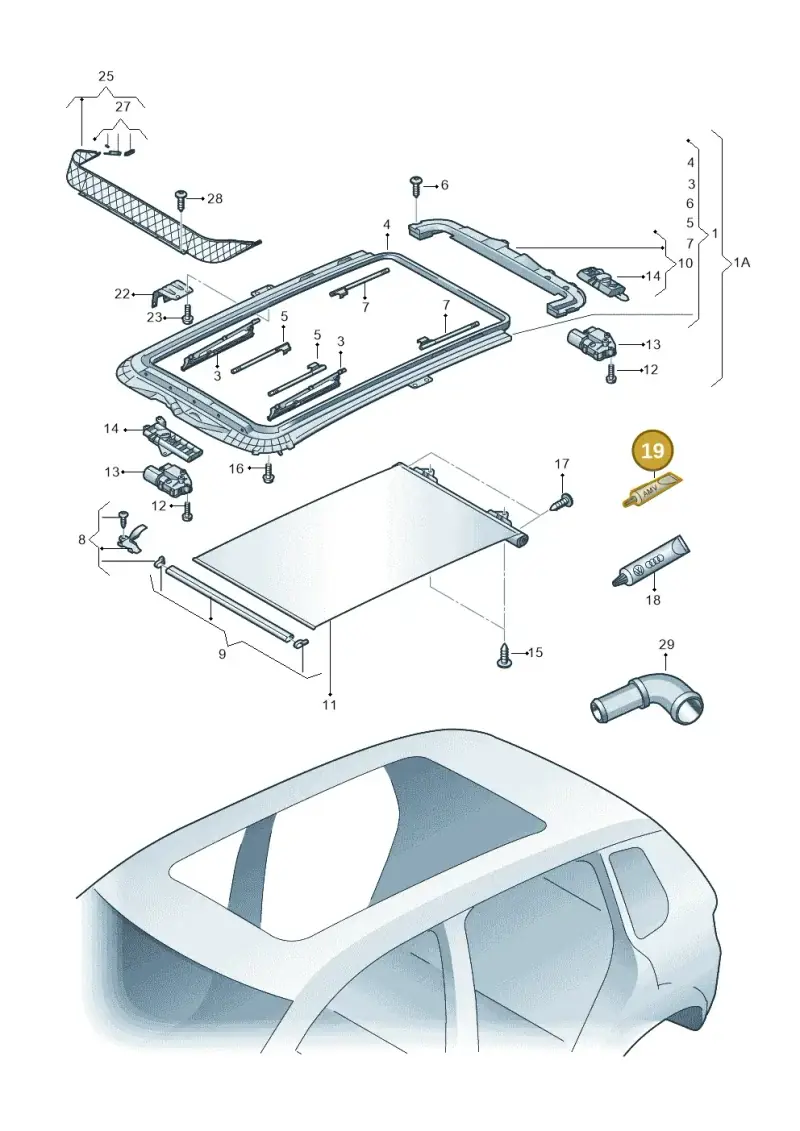 G052141A2 — Skoda Yeti (2013-2017) diagram 666877100, position 19