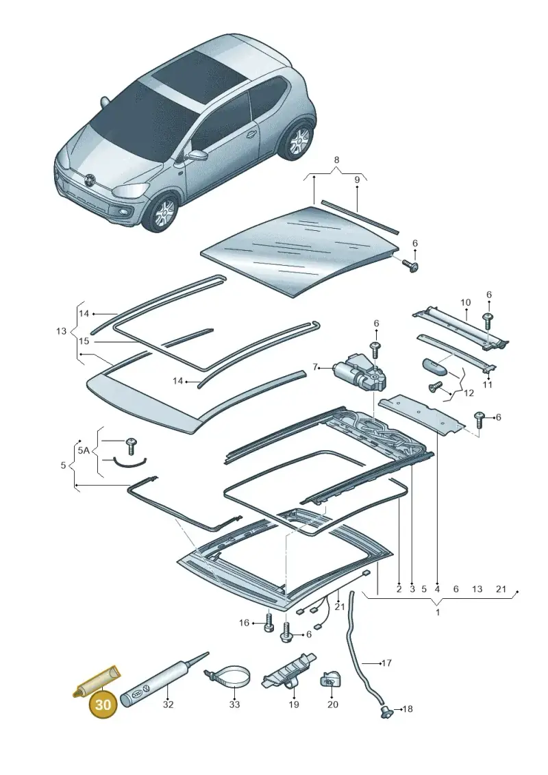 G052141A2 — Skoda Citigo (2011-2019) diagram 727877000, position 30