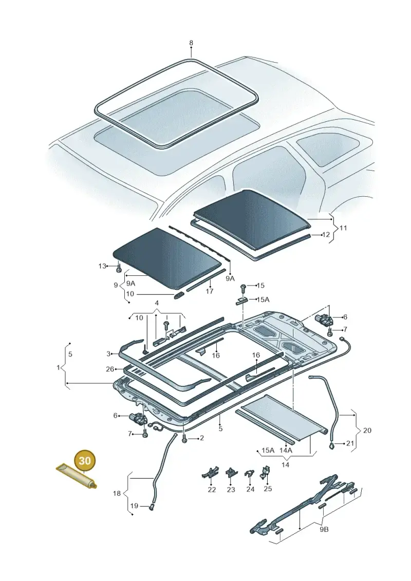 G052141A2 — Skoda Octavia (2012-2017) diagram 753877200, position 30