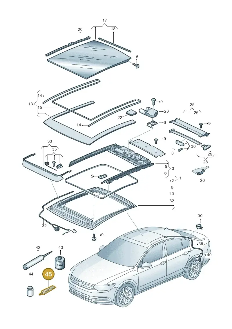 G052141A2 — Skoda Superb Combi (2015-2024) diagram 793877000, position 45