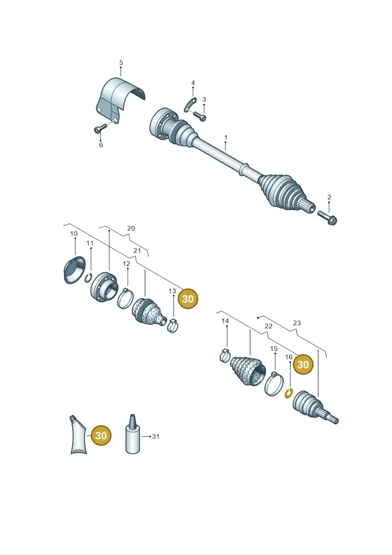 G052181A3 — Skoda Octavia (2017-2020) diagram 460407380, position 30