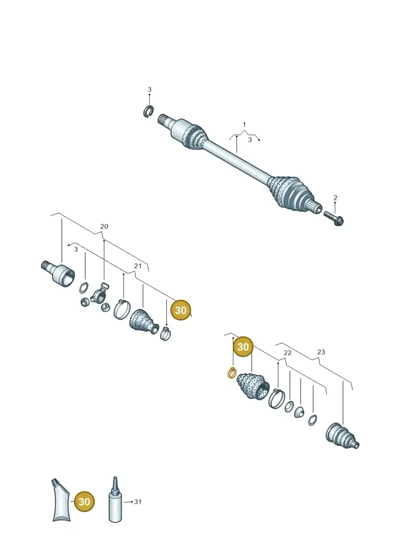 G052186A3 — Skoda Fabia (2021-) diagram 827407220, position 30