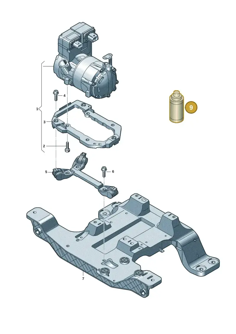 G052535M2 — Skoda Enyaq (2020-) diagram 10a260100, position 9