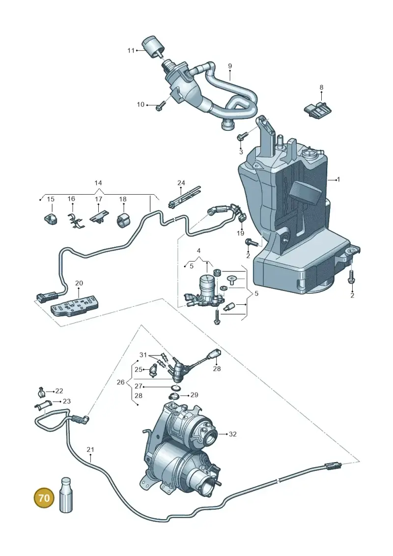 G052910M3 — Skoda Kamiq (2019-) diagram 837254000, position 70