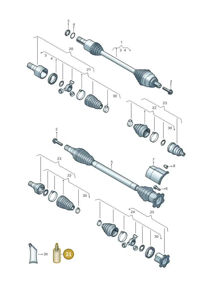 G060735A2 — Skoda Kodiaq (2024-) diagram 827407390, position 31