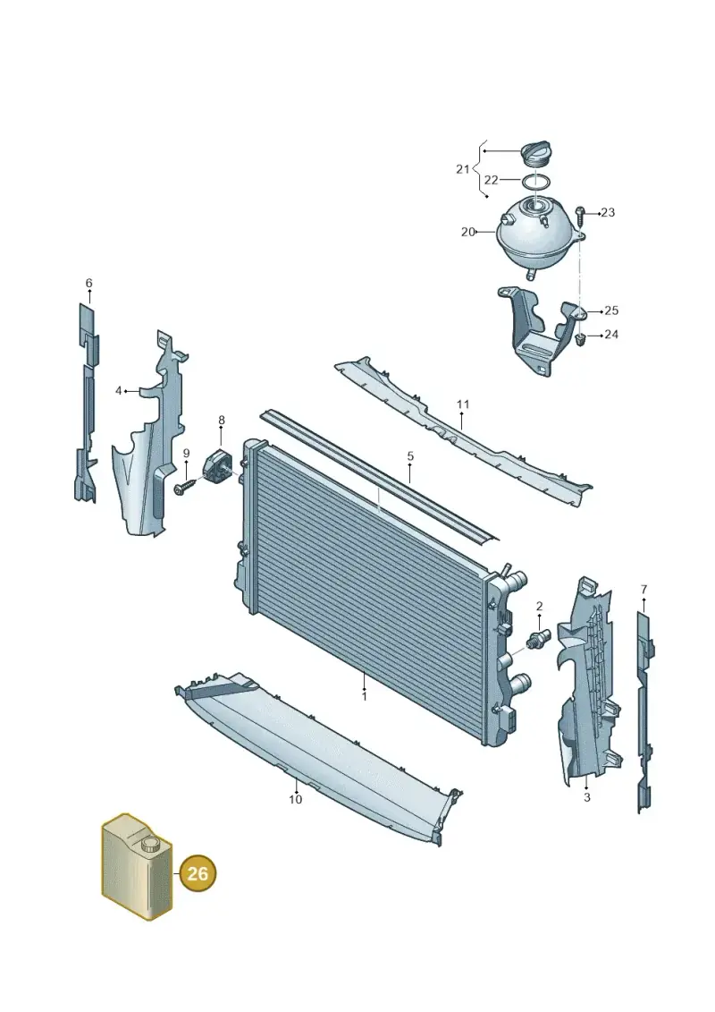 G12E050A3 — Skoda Kodiaq (2018-2022) diagram 884122200, position 26