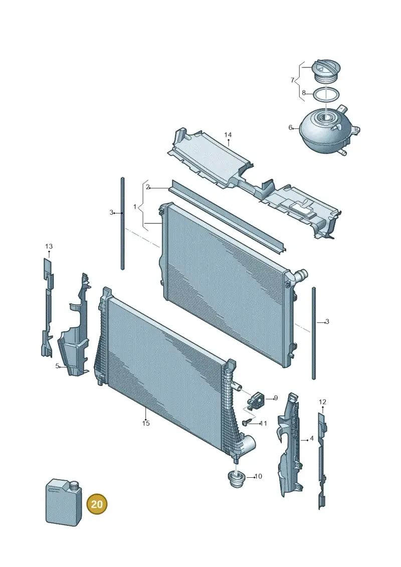 G12E100A2 — Skoda Superb Combi (2015-2024) diagram 793121730, position 20