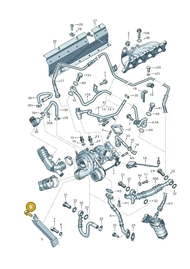 N01024710 — Skoda OCTAVIA/COMBI/4X4      01> (2000-) diagram 157145500, position 6