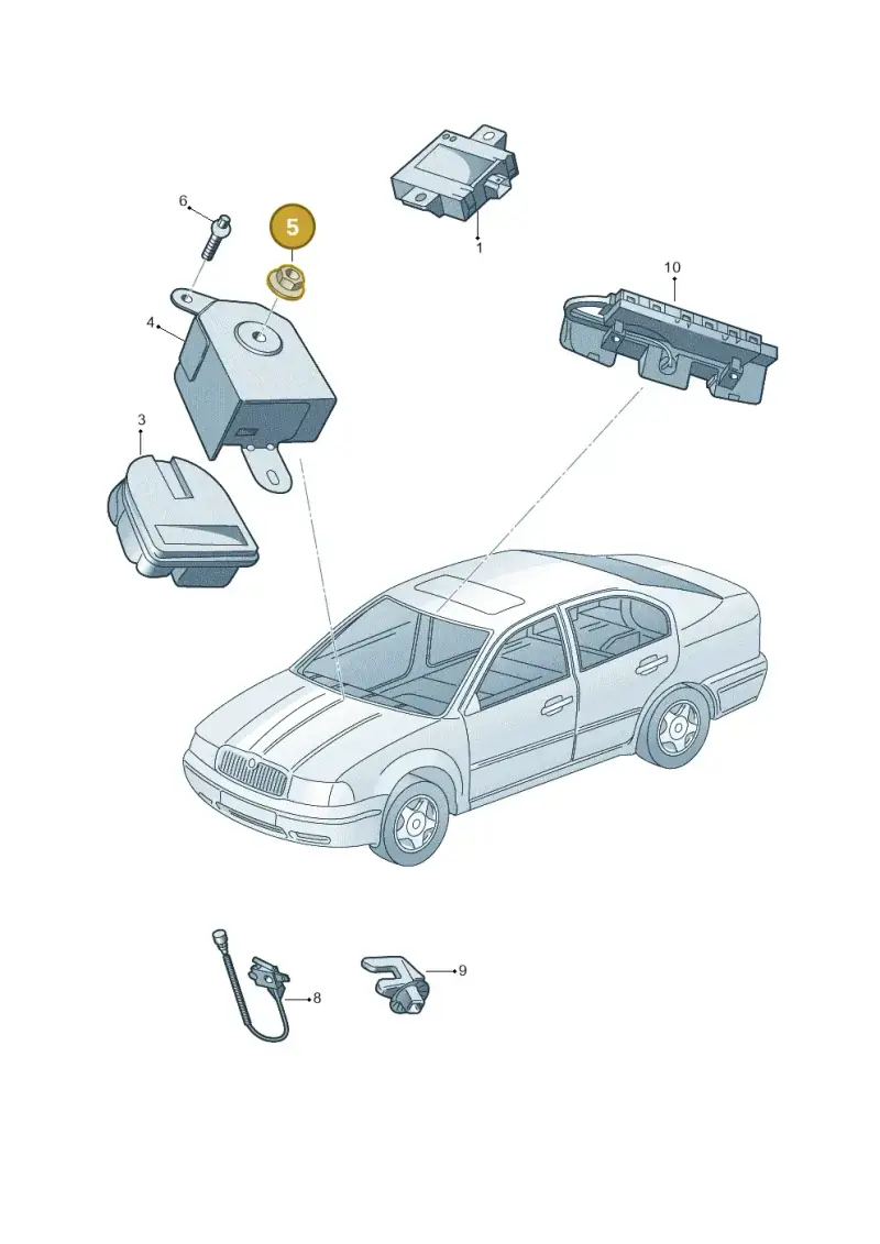 N0111849 — Skoda Rapid (2012-2022) diagram 740951400, position 5
