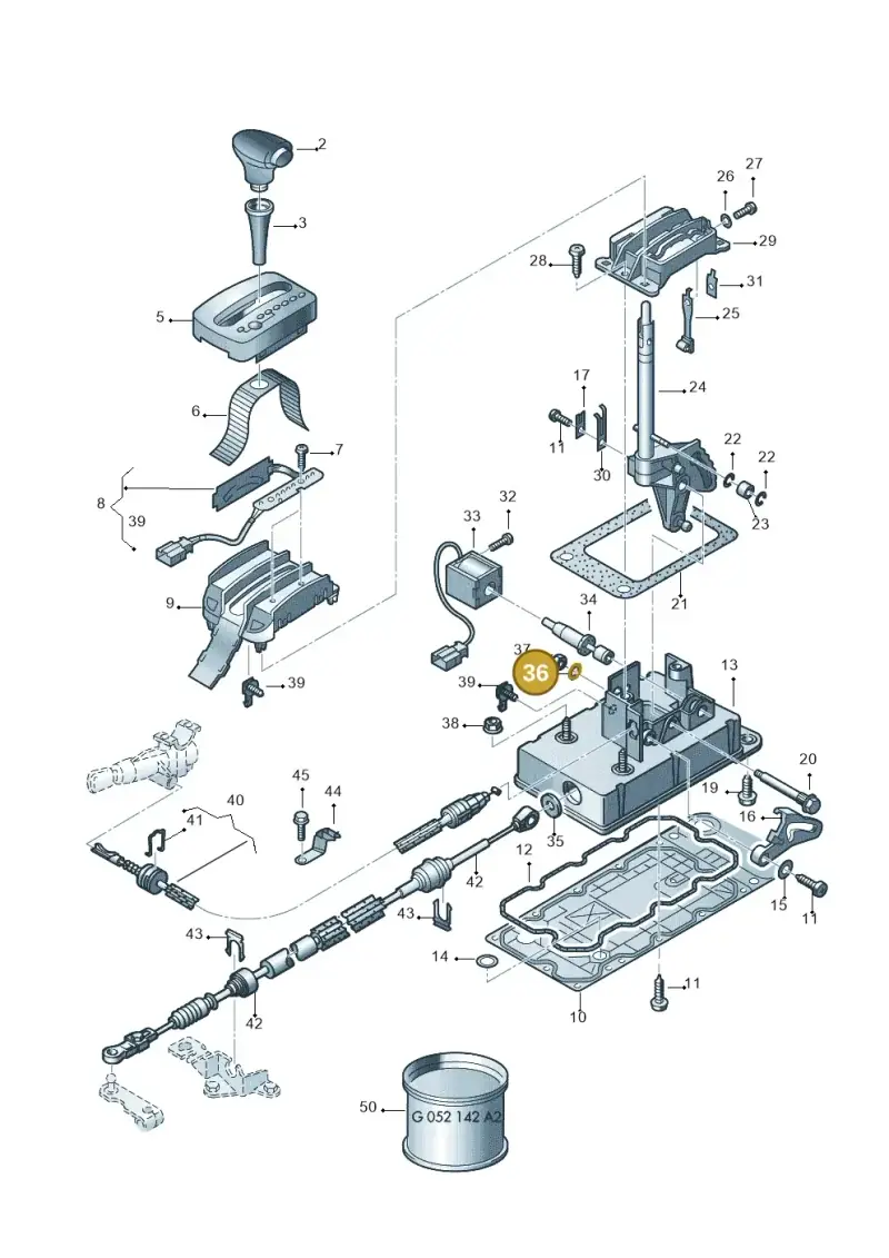 N01152520 — Skoda FABIA/COMBI            05> (2004-) diagram 194713100, position 36