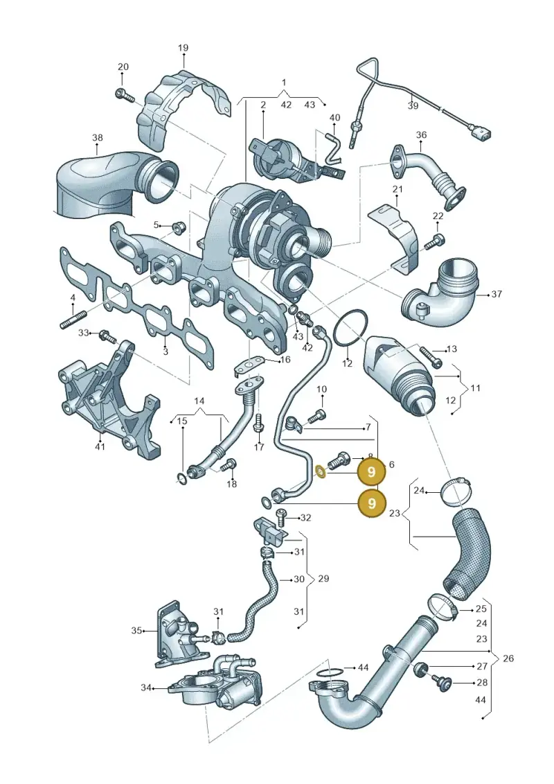 N0138133 — Skoda Octavia (2019-2024) diagram 746145630, position 9