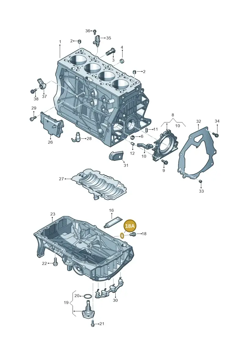 N0138158 — Skoda Fabia (2021-) diagram 890103150, position 18A