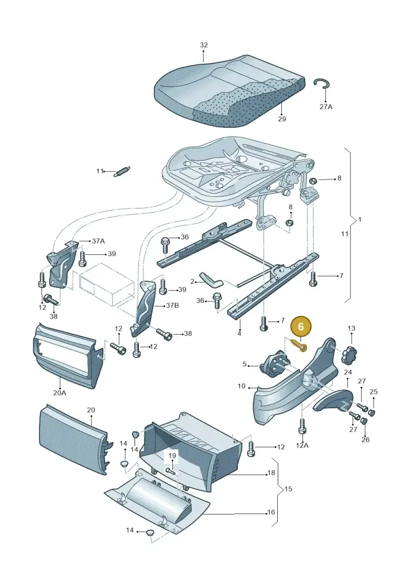 N01389010 — Skoda FABIA/COMBI            05> (2004-) diagram 225881000, position 6