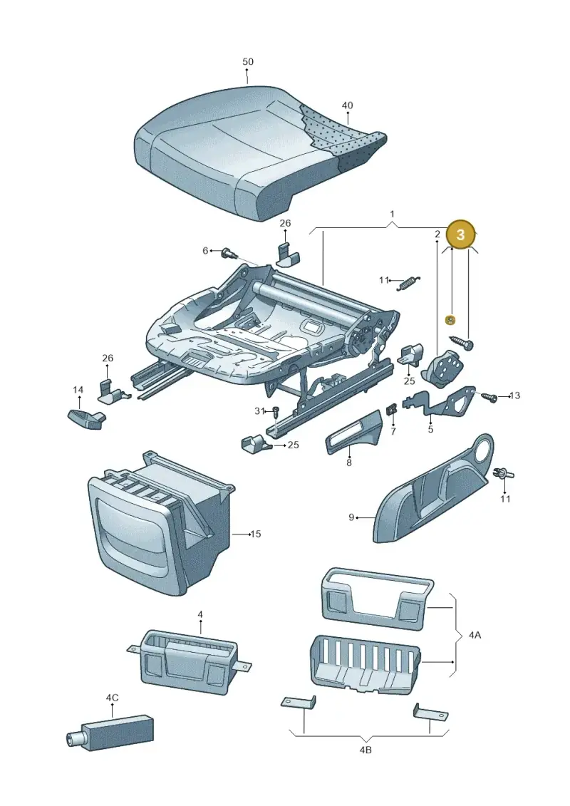 N01389010 — Skoda Fabia (2014-2022) diagram 797881010, position 3