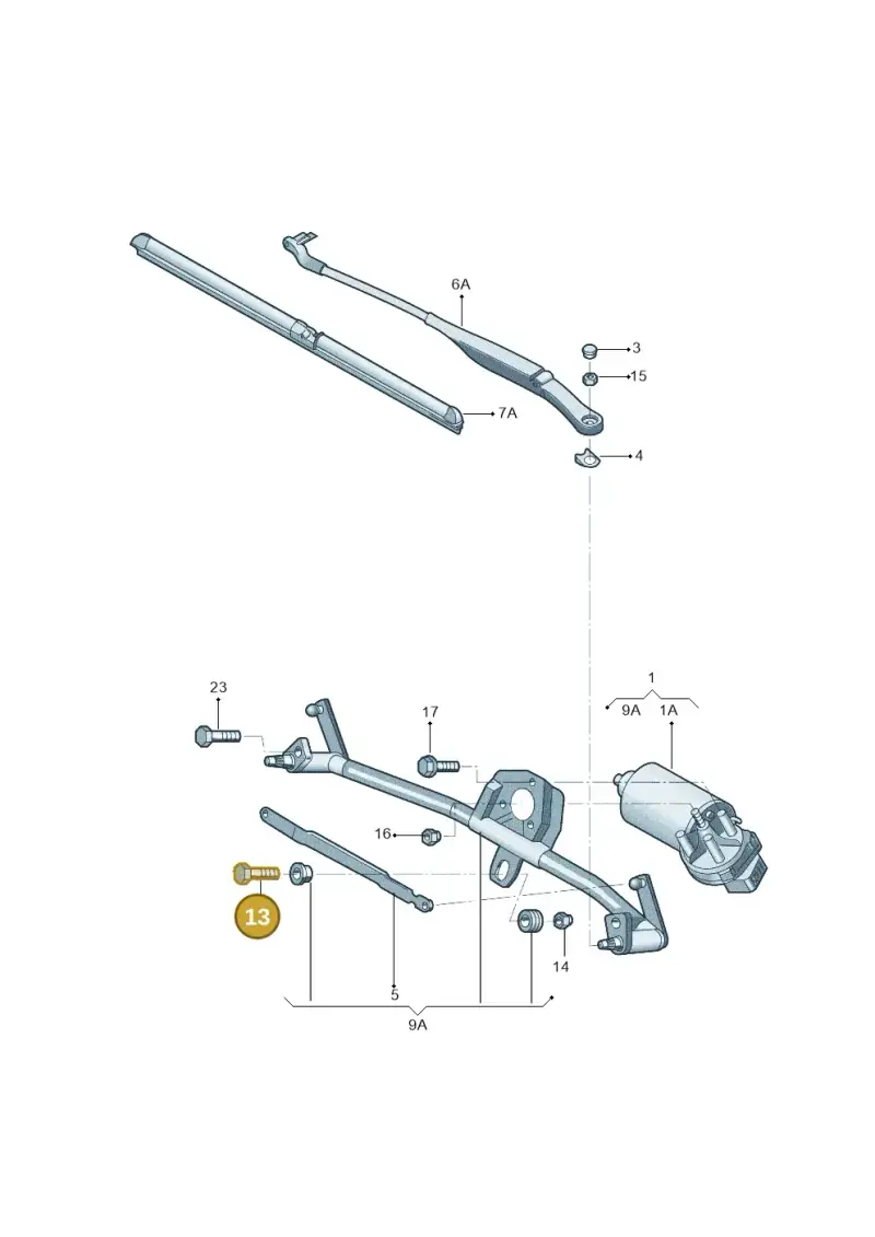 N0143441 — Skoda Fabia Jingrui (2008-2014) diagram 662955000, position 13