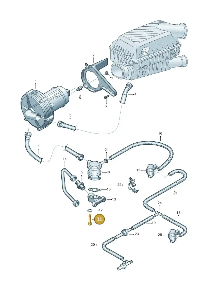 N0147591 — Skoda OCTAVIA/COMBI/4X4      01> (2000-) diagram 194131050, position 11