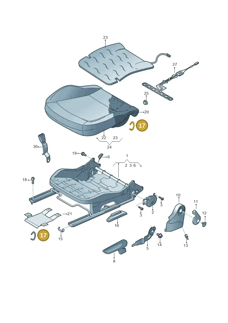 N0152611 — Skoda Citigo (2019-2021) diagram 727881000, position 17