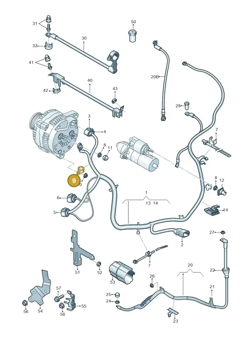 N0206208 — Skoda Rapid (2012-2022) diagram 792972000, position 9