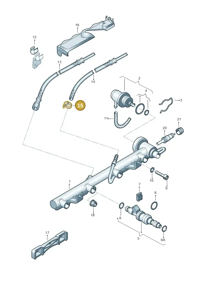 N0241222 — Skoda SUPERB                 02> (2001-) diagram 156133300, position 15