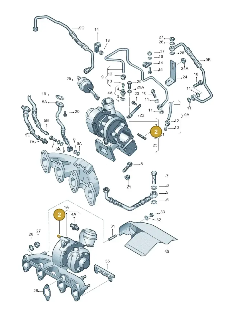 N0445145 — Skoda Fabia Ambiente (2009-2013) diagram 194145550, position 2