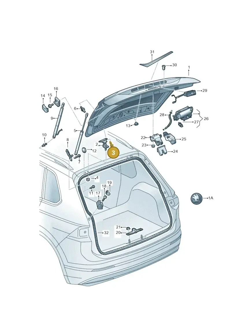 N0902619 — Skoda Kodiaq (2018-2022) diagram 804827000, position 3