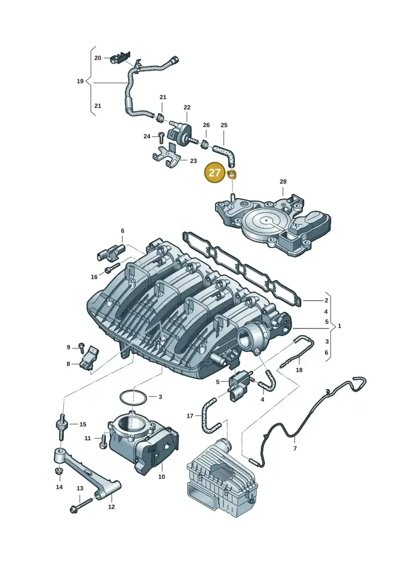 N10108301 — Skoda Kodiaq (2024-) diagram 5h0133070, position 27