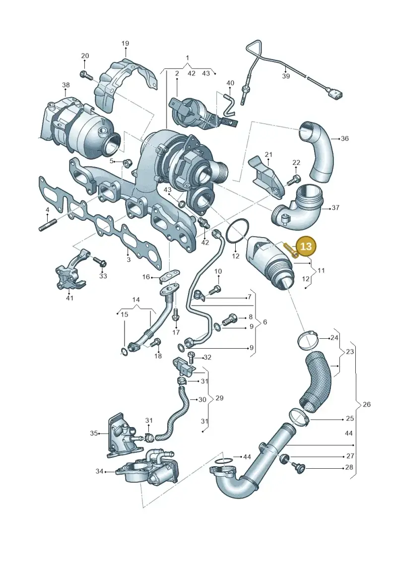 N10124408 — Skoda Octavia (2017-2020) diagram 746145600, position 13