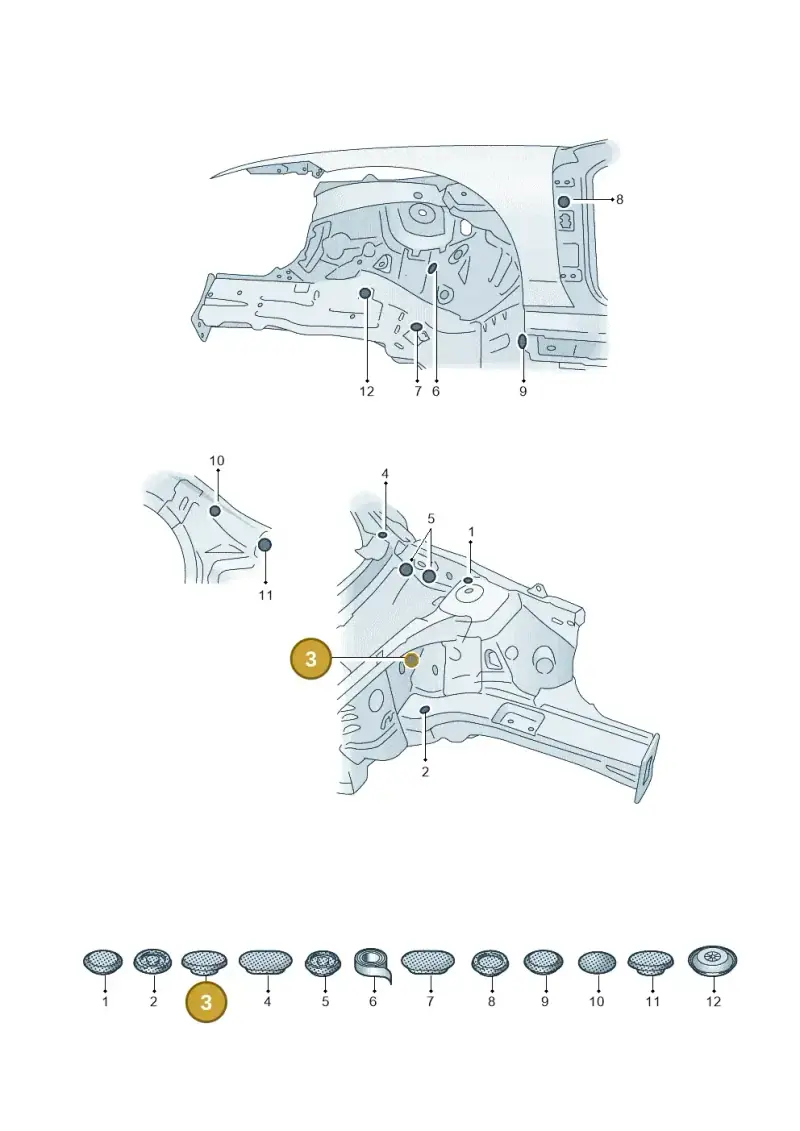 N10124501 — Skoda Superb Combi (2023-) diagram 3p0803500, position 3