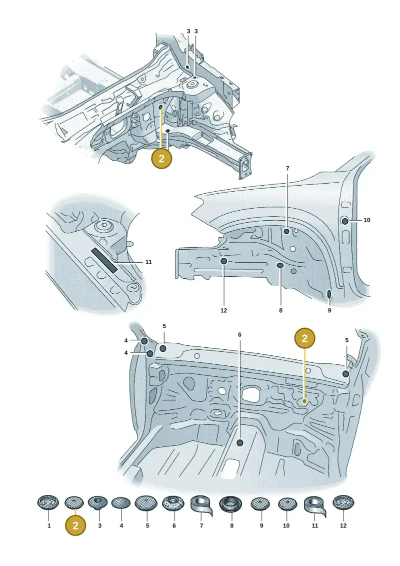 N10124501 — Skoda Kodiaq (2024-) diagram 57h803500, position 2