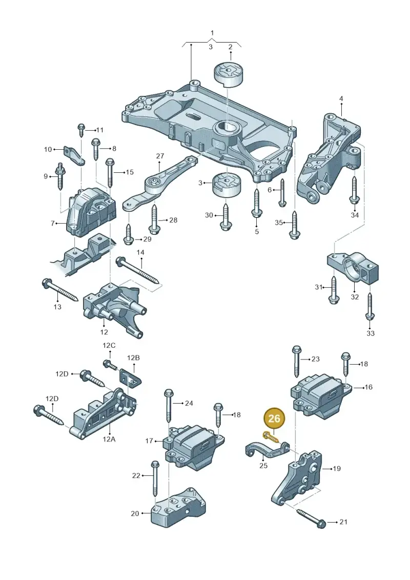 N10142402 — Skoda Octavia ambiente (2008-2013) diagram 649199200, position 26