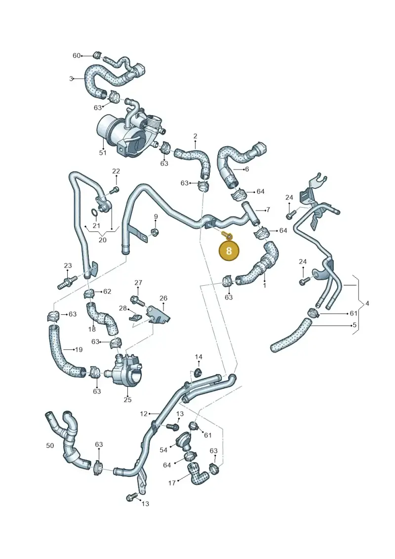 N10156307 — Skoda Kamiq (2019-) diagram 891121150, position 8