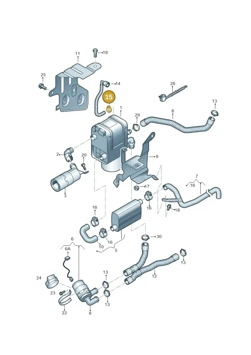 N10198101 — Skoda Superb (2013-2015) diagram 649819700, position 15