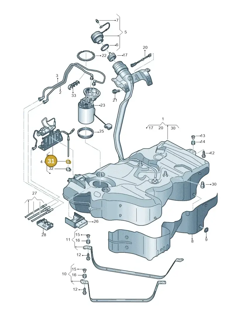 N10203501 — Skoda Superb Combi (2023-) diagram 793201600, position 31