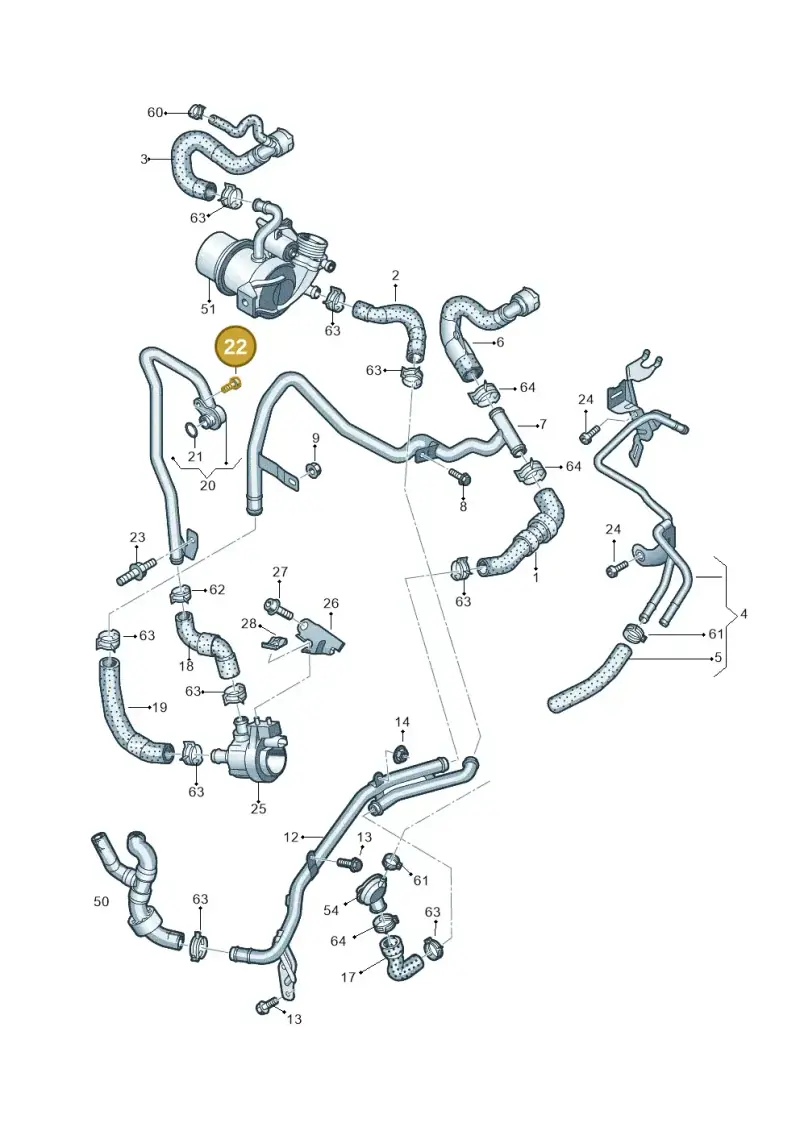 N10285505 — Skoda Kamiq (2019-) diagram 891121150, position 22