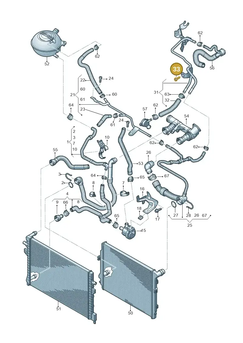 N10335202 — Skoda Kodiaq (2024-) diagram 884121790, position 33