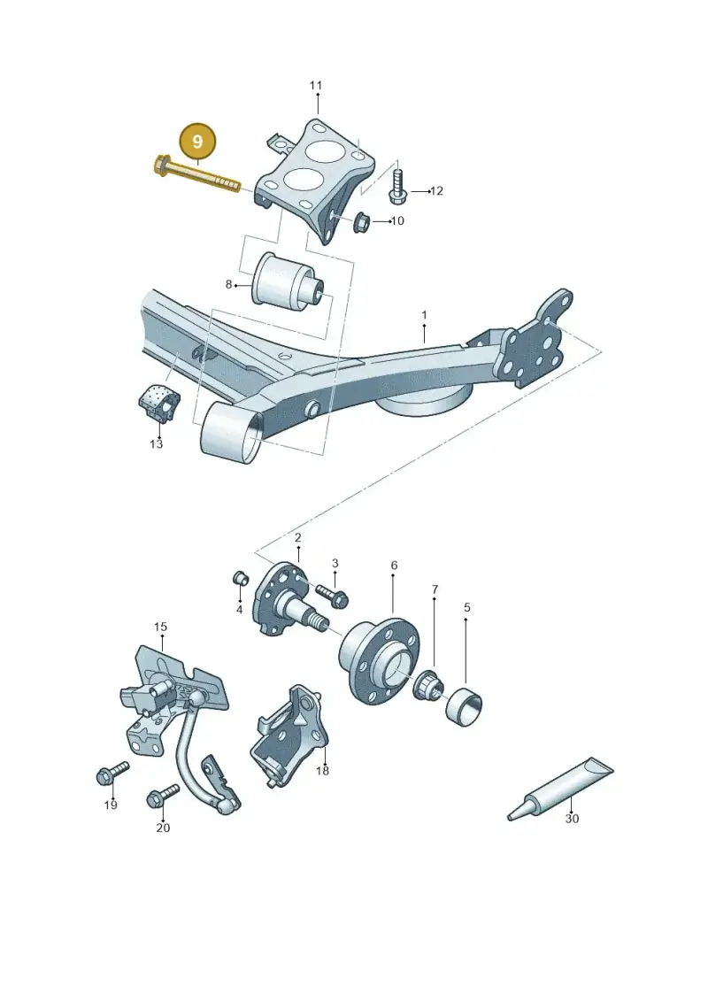 N10409903 — Skoda Rapid (2012-2022) diagram 873500200, position 9