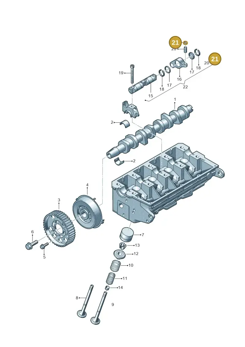 N10412901 — Skoda Fabia Ambiente (2009-2013) diagram 195109320, position 21