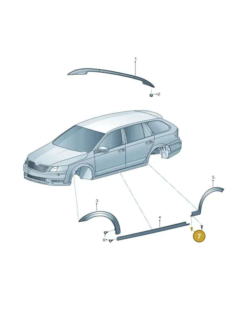 N10417901 — Skoda Octavia (2017-2020) diagram 753000020, position 7