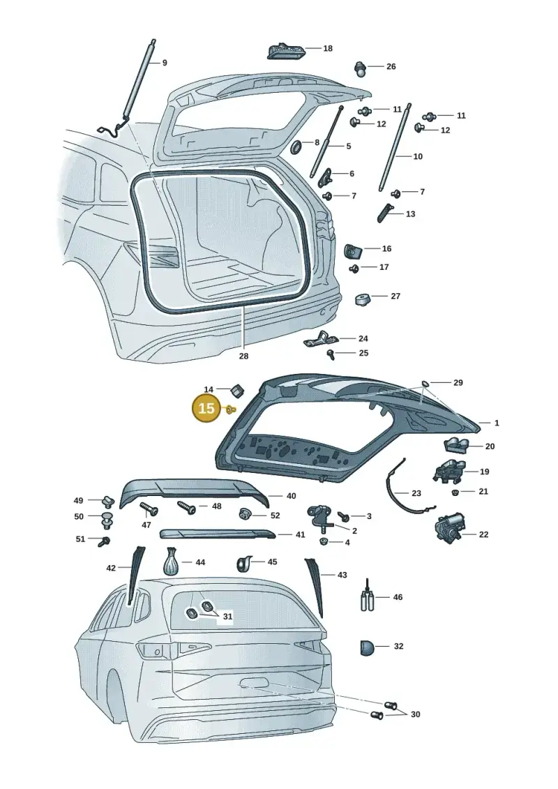 N10451404 — Skoda Enyaq (2020-) diagram 50a827000, position 15