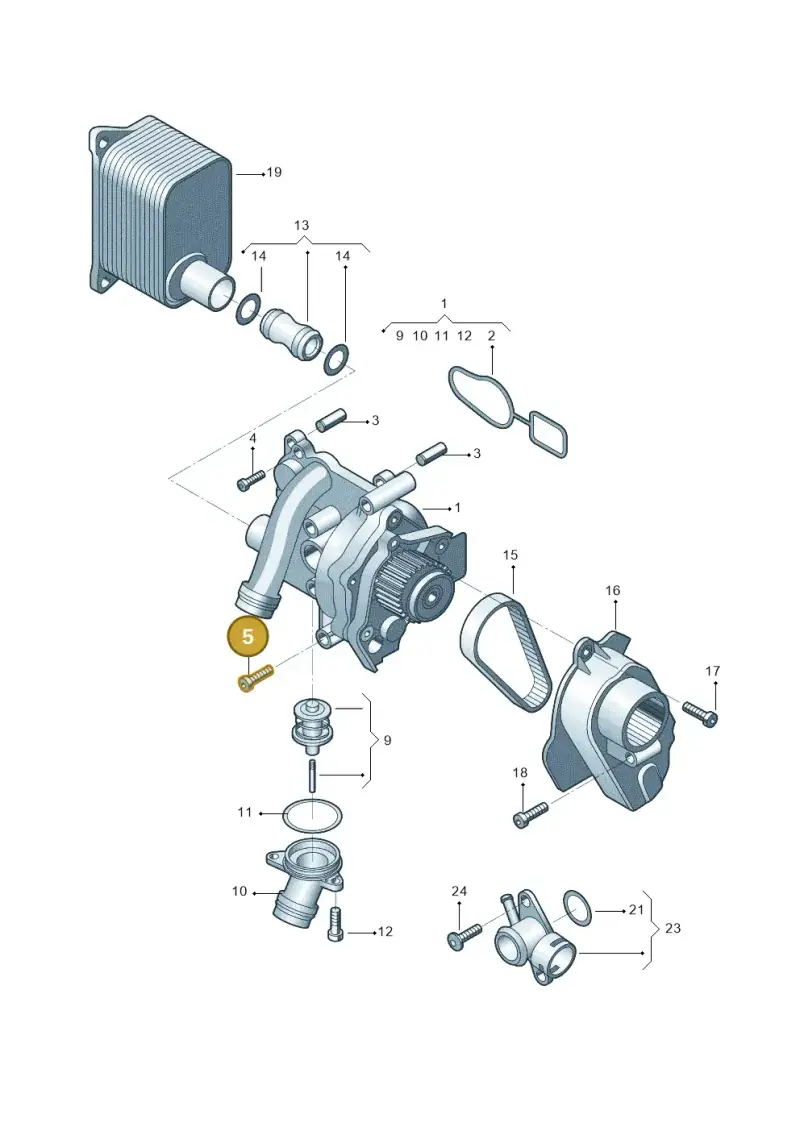 N10470705 — Skoda Yeti (2013-2017) diagram 714121100, position 5