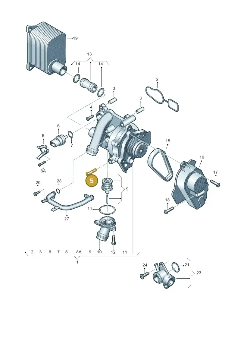N10470705 — Skoda Yeti (2013-2017) diagram 737121050, position 5