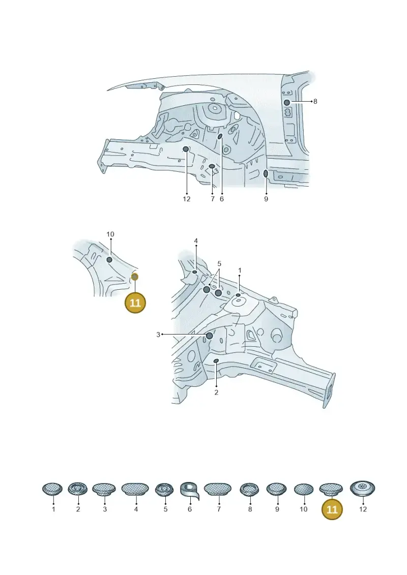 N10515101 — Skoda Superb Combi (2023-) diagram 3p0803500, position 11