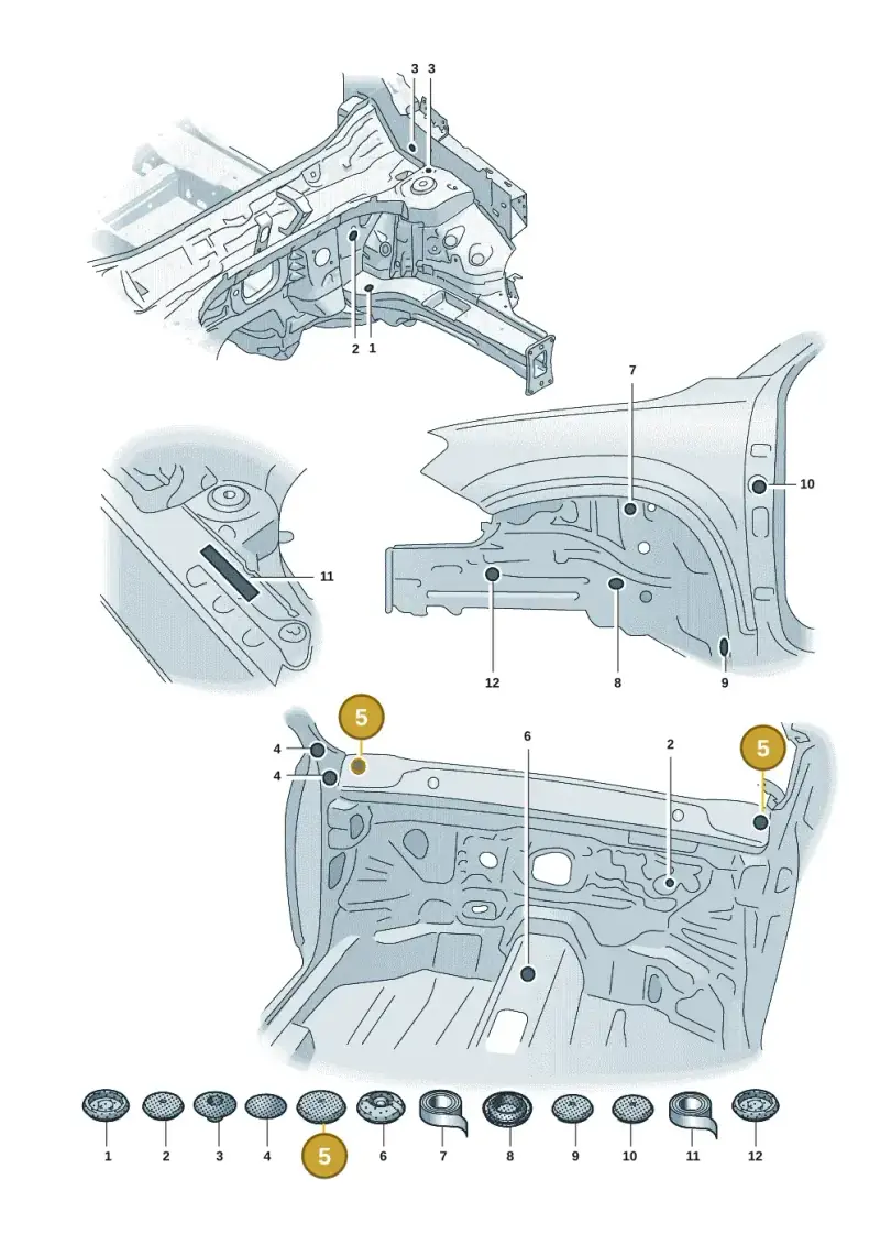 N10515101 — Skoda Kodiaq (2024-) diagram 57h803500, position 5