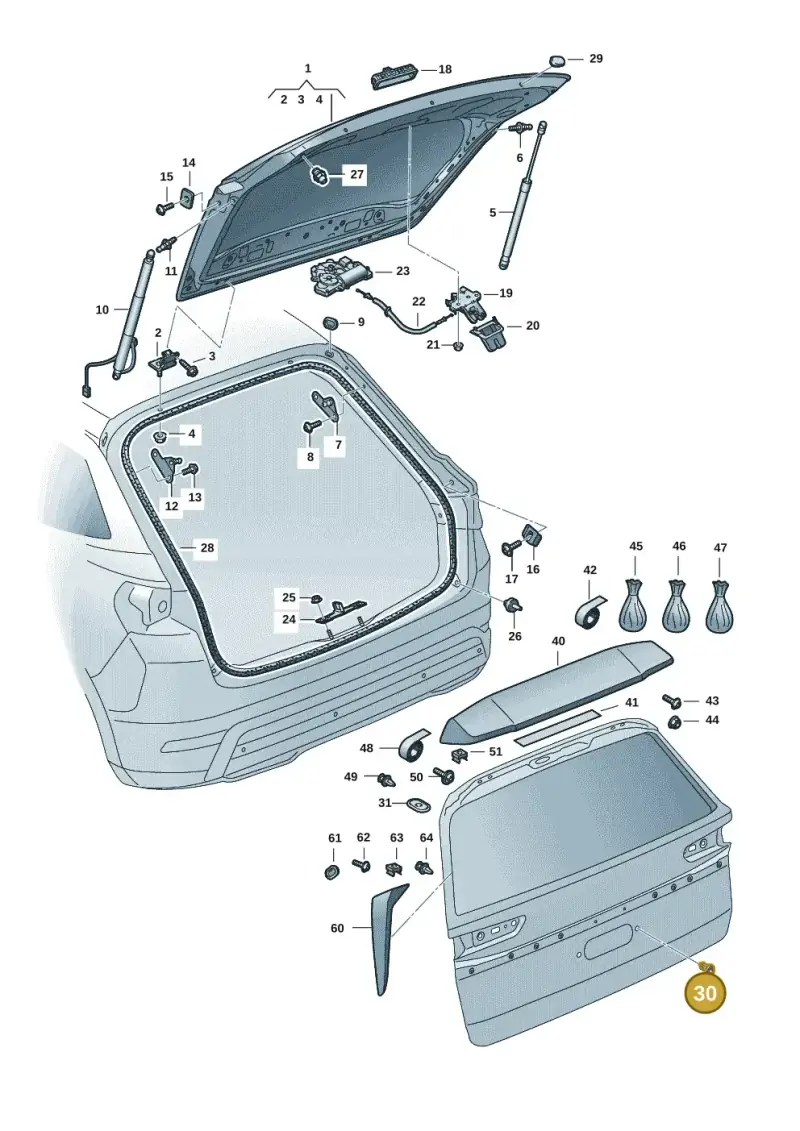 N10516801 — Skoda Kodiaq (2024-) diagram 57h827000, position 30