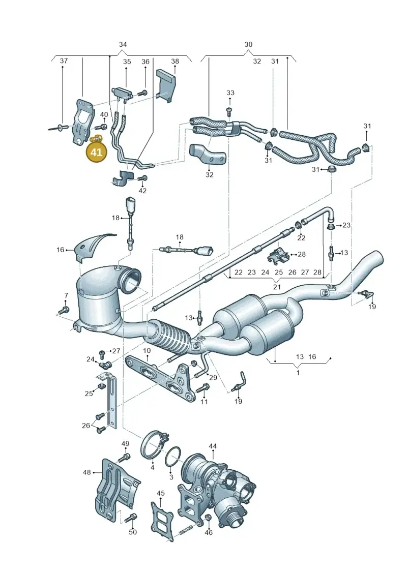 N10524202 — Skoda Superb Combi (2023-) diagram 596253350, position 41