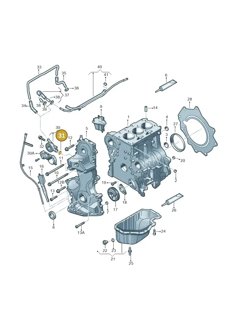 N10537701 — Skoda Fabia Scout (2010-2014) diagram 253103030, position 31