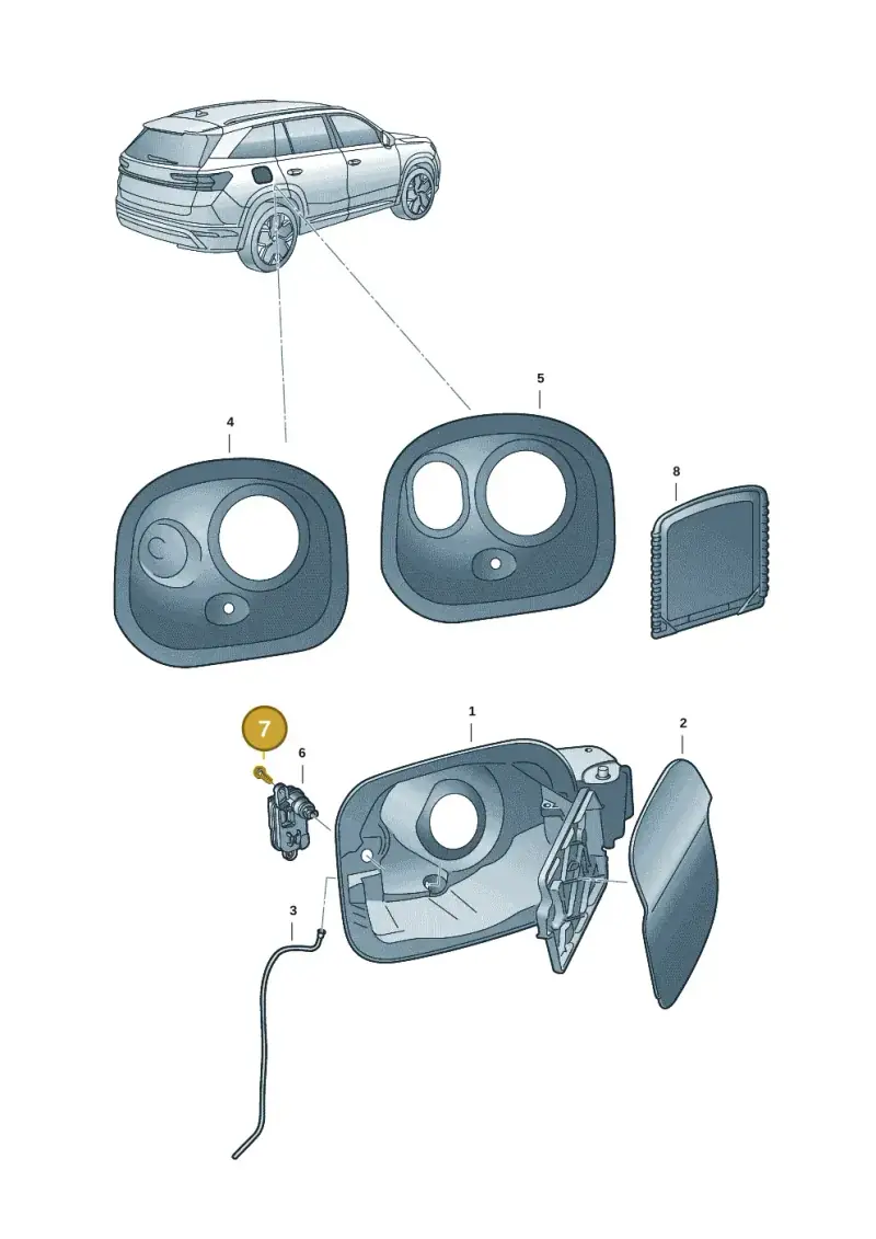 N10549603 — Skoda Kodiaq (2024-) diagram 57h809100, position 7